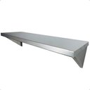 Ver imagem 3 de Prateleira Aço Inox Lisa Parede Cozinha Mão Francesa 60x40