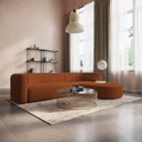 Ver imagem 2 de Sofá Modular Celinne Luxuoso Sala de Estar Decoração Luxo 265cm Suede