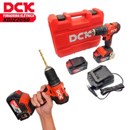 Furadeira e Parafusadeira a Bateria Dck 250w - 9