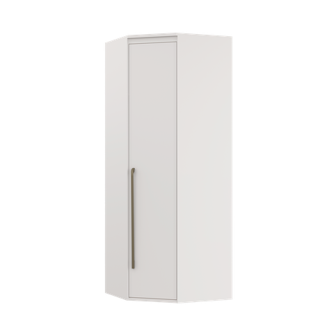 Guarda Roupa de Canto 45 Modular MDF Lotus Belmax:Branco
