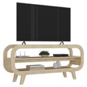Ver imagem 1 de Rack Bancada para Tv 42 Pol 133 Cm Mdf Naturale Arly