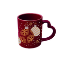 Ver imagem 3 de CANECA CORACAO BORDO - NATAL ENCANTADO DOURADA