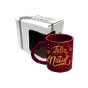 Ver imagem 1 de CANECA CORACAO BORDO - NATAL ENCANTADO DOURADA
