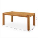 Ver imagem 3 de Mesa de Jantar 6 lugares Madeira Maciça Primavera CabeCasa MadeiraOriginals