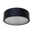 Ver imagem 1 de Plafon Redondo de Aluminio Preto 25cm