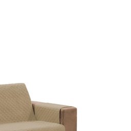 Protetor Para Sofá Impermeável De 03 Lugares Com Assento De 1,90M Matelado Ultrassônico - Cáqui - 4