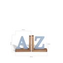 Ver imagem 2 de Porta Livros Pinus e Mdf Az Branco