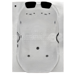 Banheira Dupla Firenze COMPLETA com hidro em acrílico 220V