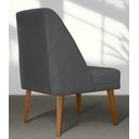 Ver imagem 4 de Kit 2 Cadeiras de Jantar Paris Suede Grafite - Meular Decor