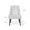 Ver imagem 6 de Kit 2 Cadeiras de Jantar Paris Suede Grafite - Meular Decor