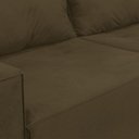 Ver imagem 6 de Sofá 2 Lugares Onix 1,80m para Sala Confortavel Sued Herrero Cor:marrom Claro