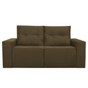 Ver imagem 7 de Sofá 2 Lugares Onix 1,80m para Sala Confortavel Sued Herrero Cor:marrom Claro