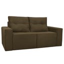 Ver imagem 3 de Sofá 2 Lugares Onix 1,80m para Sala Confortavel Sued Herrero Cor:marrom Claro