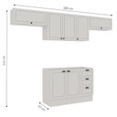 Ver imagem 5 de Cozinha Completa 4PÇS 7PTS 3GAV Americana Branco com Rodapé