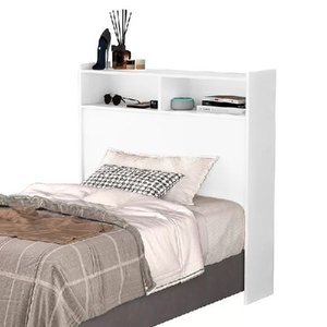 Cabeceira Melissa Solteiro 0.9 Branco – VJ Móveis