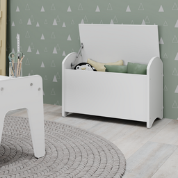 Conjunto Infantil 3 Pecas 1 Bau 1 Porta Livros 1 Estante  - 14