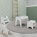 Ver imagem 1 de Conjunto Infantil 3 Pecas 1 Mesa 1 Banquinho 1 Escada