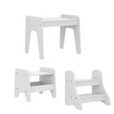 Ver imagem 3 de Conjunto Infantil 3 Pecas 1 Mesa 1 Banquinho 1 Escada