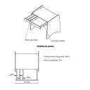 Ver mais imagens de Conjunto Infantil 3 Pecas 1 Mesa 2 Cadeiras com Regulagem Branco