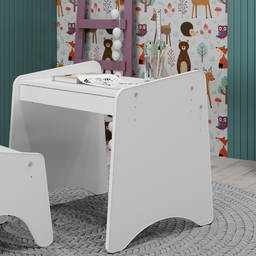 Conjunto Infantil 3 Pecas 1 Mesa 2 Cadeiras Com Regulagem  - 4
