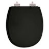Assento Sanitário Soft Close Aspen Ebano (preto) para Vaso Deca - 1