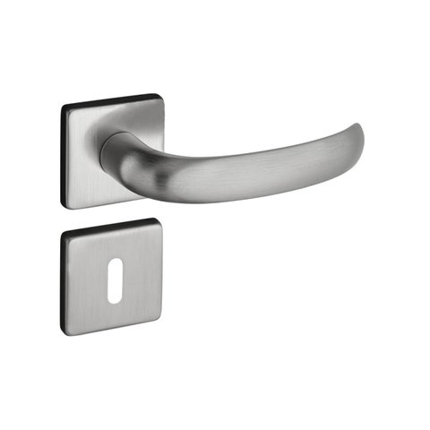 Fechadura 406 com Roseta Cromo Acetinado Interna