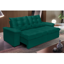Ver imagem 1 de Sofá Retrátil e Reclinável Aspen 2.90m Super Pillow - Verde