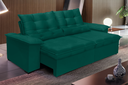 Ver imagem 1 de Sofá Retrátil e Reclinável Aspen 2.90m Super Pillow - Verde