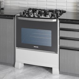 Fogão Master Grill 5 Queimadores Branco Suggar - 2