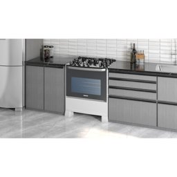 Fogão Master Grill 5 Queimadores Branco Suggar - 3