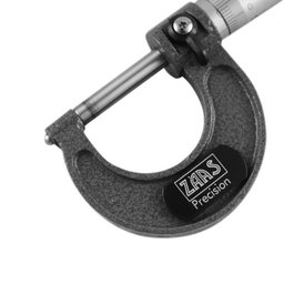 Micrômetro Externo - Cap. 0-25mm - Arco em Ferro Fundido - 02,0001 - Zaas - 3