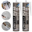 Ver imagem 1 de Kit 2 Cola Selante Pu40 Poliuretano Cinza 400g Profissional Adesivo Vedação Alta Resistência Madeira