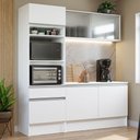 Ver imagem 1 de Armário de Cozinha Compacta 180cm Branco Topazio Madesa 86