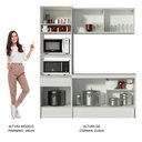 Ver imagem 7 de Armário de Cozinha Compacta 180cm Branco Topazio Madesa 86