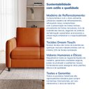 Ver imagem 7 de Sofá 2 Lugares em Veludo Orquídea CabeCasa MadeiraOriginals