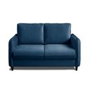 Ver imagem 3 de Sofá 2 Lugares Veludo Azul Orquídea 138cm CabeCasa MadeiraOriginals