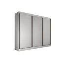 Ver imagem 1 de Guarda Roupa Casal 3 Portas de Correr e 6 Gavetas Diamond/londres Neve - Novo Horizonte