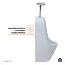 Ver imagem 4 de Mictorio com Sifão Integrado Berilo Pingoo.casa - Branco