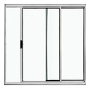 Ver imagem 1 de Janela Vitro 2 Folhas 80x80 sem Grade Brilhante