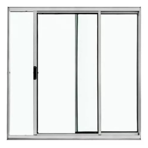 Janela Vitro 2 Folhas 80x80 sem Grade Brilhante