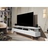 Rack para Sala Vivare Wood 1.8 p/ TV 72 pol. - 3 Gavetas:Branco - 2