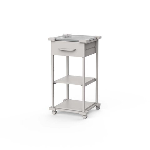 Gaveteiro Organizador Multiuso com Gaveta e Tampo em Inox – Mad.u Extra 385