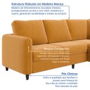 Ver imagem 5 de Sofá de Canto Orquídea 5 Lugares em Veludo CabeCasa MadeiraOriginals