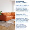 Ver imagem 7 de Sofá de Canto Orquídea 5 Lugares em Veludo CabeCasa MadeiraOriginals