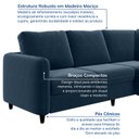 Ver imagem 6 de Sofá de Canto Orquídea 5 Lugares em Veludo CabeCasa MadeiraOriginals