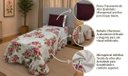 Ver imagem 4 de Kit 2 Pçs Colcha Solteiro Beleza Estampado: Amapola
