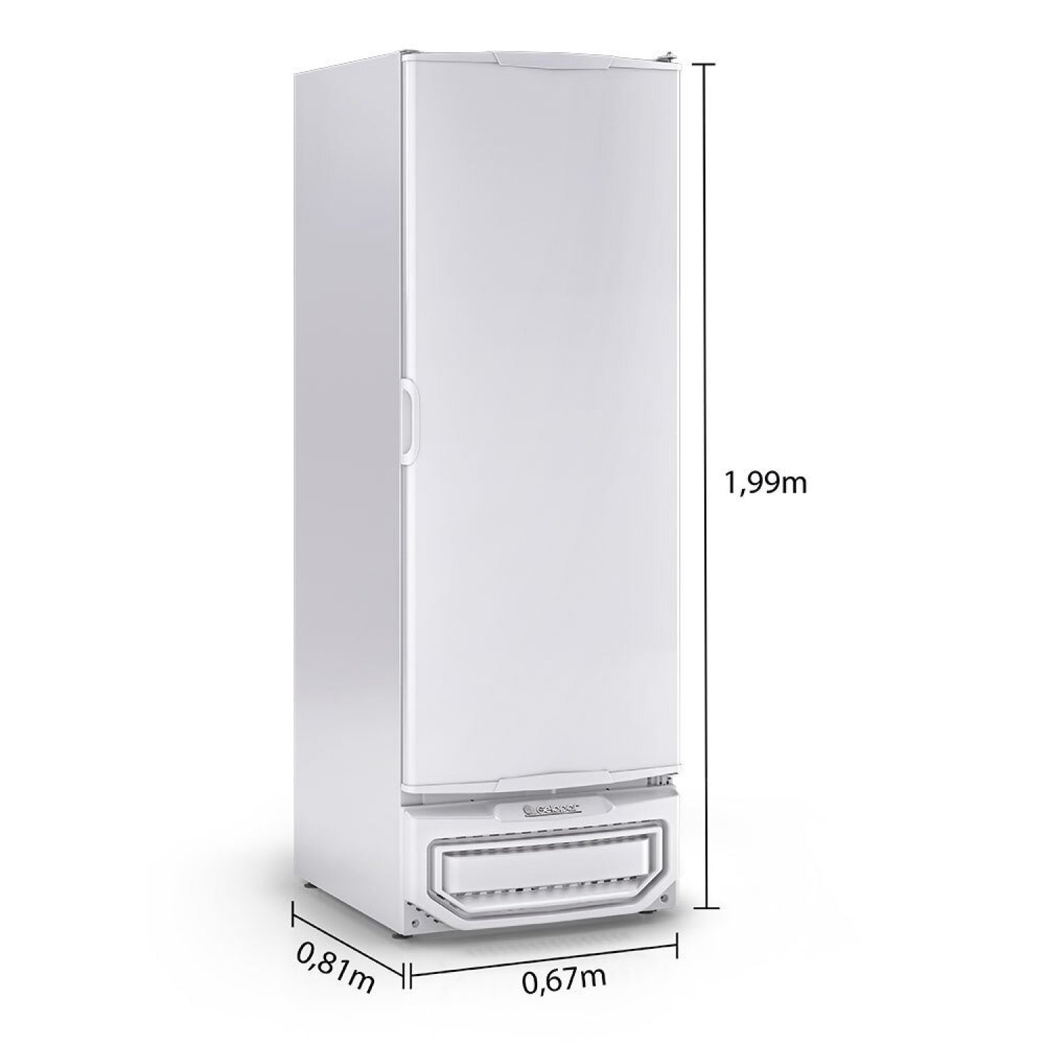 Conservador/Refrigerador Vertical Gpc-575a BR 220v Gelopar - 3