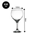 Ver imagem 3 de Taça para Gin Tônica Vidro Eden Premium 630ml - Fratelli