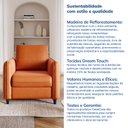 Ver imagem 7 de Poltrona em Veludo Orquídea CabeCasa MadeiraOriginals