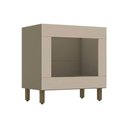Ver imagem 1 de Gabinete de Cozinha Modulado Balcão Connect P/ Forno Embutir Duna/cristal - Henn